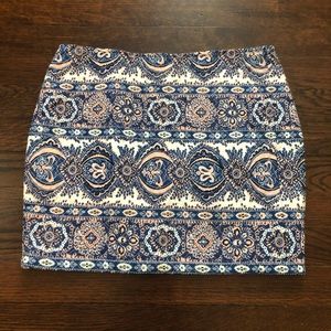 LF quilted mini skirt